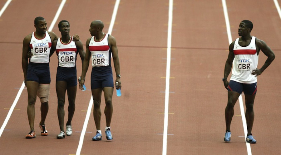 Dwain Chambers on his own